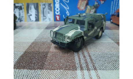 ДеА216 Деагостини Бронетехника 1/43 Газ-233014 ’Тигр’, масштабная модель, Автолегенды, scale43