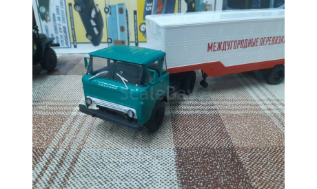 СЦ1 Сцепка 1/43 Каз-608(Lg007)+п/п Одаз-794(Аист), масштабная модель, Легендарные грузовики, scale43