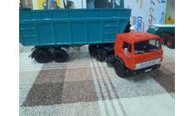 СЦ2 Сцепка 1/43 Камаз 54112(ДеА)+П/п-щеповоз МАЗ-9506-30(АВД), масштабная модель, Деагостини, scale43
