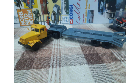 101470 Автоистория 1/43 Краз 258Б1 +ЧМЗАП-5523, масштабная модель, 1:43