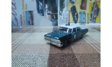 Dea.ПММ.№76 ’Полицейские Машины Мира’ 1/43 Ford Galaxie 500 NYPD USA Нью-Йорк США, масштабная модель, scale43