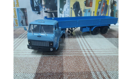 Н784 Наш  автопром 1/43 Маз-504В + п/п Маз-5205(Н855), масштабная модель, 1:43