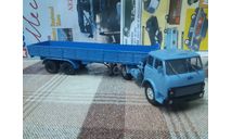 Н784 Наш  автопром 1/43 Маз-504В + п/п Маз-5205(Н855), масштабная модель, 1:43
