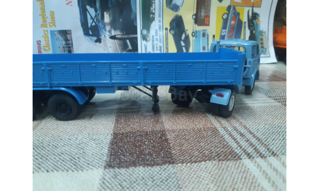 Н784 Наш  автопром 1/43 Маз-504В + п/п Маз-5205(Н855), масштабная модель, 1:43