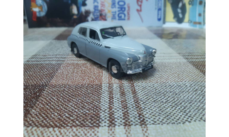 Dea№185 Автолегенды DeAgostini 1/43 Газ М20 Победа Такси, масштабная модель, scale43