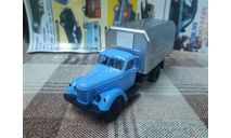 10006B Автоистория 1/43 ЛуМЗ-890Б (на шасси ЗИЛ-164) голубой/серебристый, масштабная модель, scale43