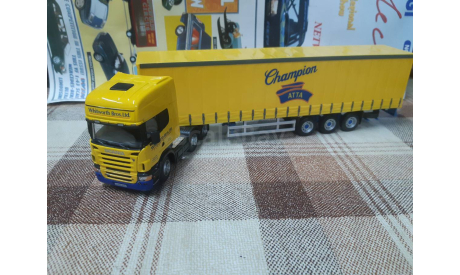 569-012 Cararama 1/50 Scania R420 Whitworth Bros.Ltd. Champion Atta, масштабная модель, scale50