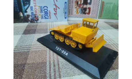 Т№027 Hachette Тракторы 1/43 ТДТ-55А, масштабная модель трактора, scale43