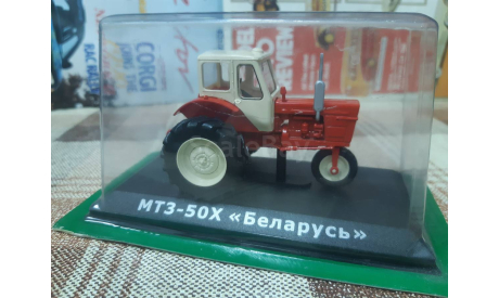 Т№067 Hachette Тракторы 1/43 МТЗ-50Х Беларусь, масштабная модель трактора, scale43