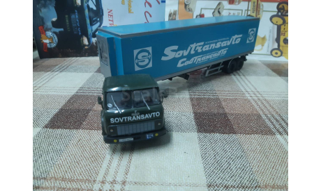 H762G Наш  автопром 1/43 Маз 5429 1977 +п/п Совтрансавто(New Ray), масштабная модель, scale43