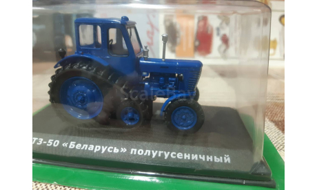 Т№061 Hachette Тракторы 1/43 МТЗ-50 Беларусь полугусеничный, масштабная модель трактора, scale43