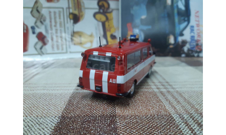 Dea№012 Автолегенды DeAgostini 1/43 Раф 22034 АШ Пожарный, масштабная модель, scale43