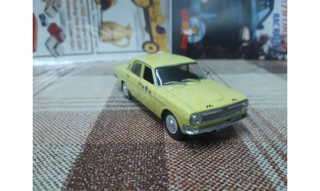 Dea№030 Автолегенды DeAgostini 1/43 Газ 24-01 такси, масштабная модель, scale43