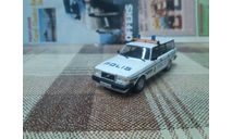 Dea.ПММ.№56  Деа ’Полицейские Машины Мира’ 1/43 Volvo 240 Полиция Швеции, масштабная модель, scale43