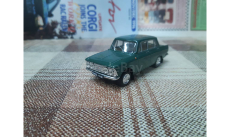P1120 Наш Автопром 1/43 Москвич-408 ’Элит’, зеленый, масштабная модель, scale43