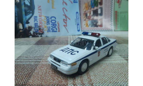 Dea№058 Автолегенды DeAgostini 1/43 Ford Crown Victoria  ДПС, масштабная модель, scale43