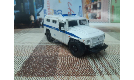 Dea№029 Автолегенды DeAgostini 1/43 Газ-233036 Милиция -ОМОН, масштабная модель, scale43