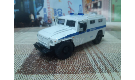 Dea№029 Автолегенды DeAgostini 1/43 Газ-233036 Милиция -ОМОН, масштабная модель, scale43