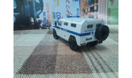 Dea№029 Автолегенды DeAgostini 1/43 Газ-233036 Милиция -ОМОН, масштабная модель, scale43