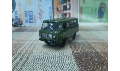 Dea№027 Автолегенды DeAgostini 1/43 Уаз 450А Санитарный, масштабная модель, scale43