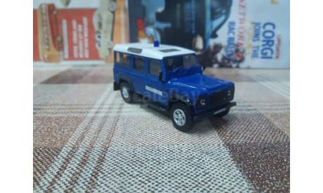 230D Cararama 1/43 Land Rover Defender - Gendarmerie, масштабная модель, scale43