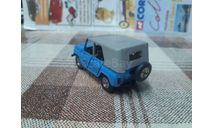 А34 Саратов 1/43 Уаз-469 голубой, масштабная модель, scale43