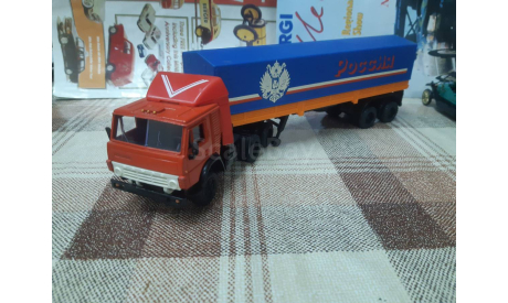 Эл5410Р Элекон 1/43 Камаз 5410 с п/п Россия, масштабная модель, scale43