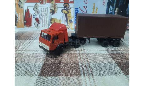 Эл5410к Элекон 1/43 Камаз 5410 с п/п контейнер, масштабная модель, scale43