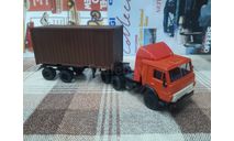 Эл5410к Элекон 1/43 Камаз 5410 с п/п контейнер, масштабная модель, scale43