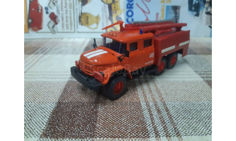 EL 02009 Элекон 1/43 Зил 131 пожарный, масштабная модель, scale43