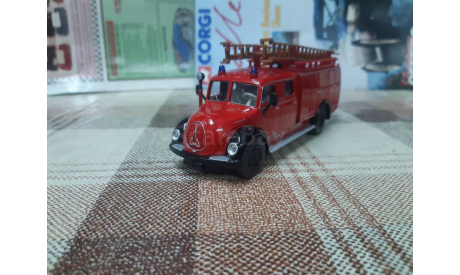 4115 Siku 1/50 Magirus Deutz Feuerwehr, масштабная модель, scale50