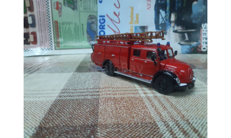 4115 Siku 1/50 Magirus Deutz Feuerwehr, масштабная модель, scale50