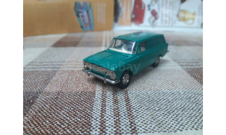 А6 Саратов 1/43 Москвич-434 зелёный с МИ, масштабная модель, scale43
