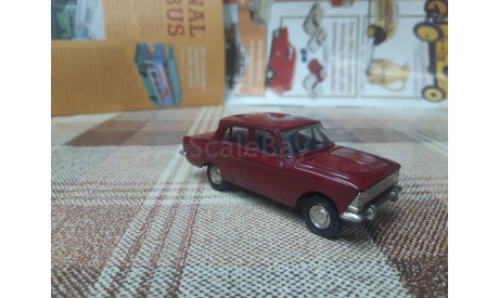 Агат408в Саратов 1/43 Москвич-408 вишня , постномерной, масштабная модель, scale43