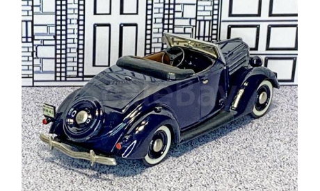 US 06 Mini Marque ’43’ 1/43 Ford V8 2-door Conv.Top Down 1936 dark  blue, масштабная модель, scale43