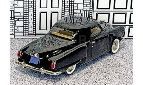 AA 1B Milestone 1/43 Studebaker Champion Business Coupe Hard Top 1951 black, масштабная модель, scale43