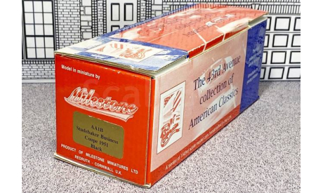 AA 1B Milestone 1/43 Studebaker Champion Business Coupe Hard Top 1951 black, масштабная модель, scale43