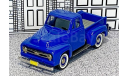 DC-2 Durham Classics 1/43 Ford F 100 Pick-Up 1953 blue, масштабная модель, scale43