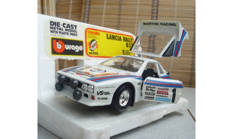 0195 BBurago 1/24 Lancia Rally 037(Made in Italy), масштабная модель, 1:24