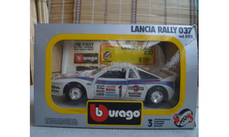 0195 BBurago 1/24 Lancia Rally 037(Made in Italy), масштабная модель, 1:24