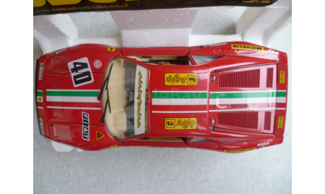 0192 BBurago 1/24 Ferrari GTO (1984) Rally(Italy), масштабная модель, 1:24