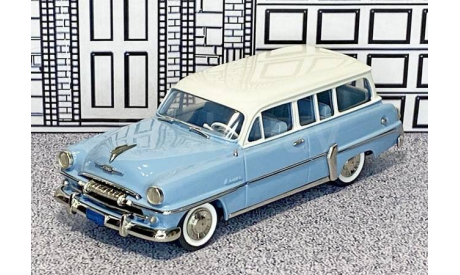 BRK 123 Brooklin 1/43 Plymouth Belvedere Suburban Hard Top 1954 blue/white, масштабная модель, scale43