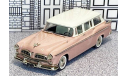 BRK 138 Brooklin 1/43 Chrysler Windsor Town & Country Station Wagon 1955 pink/white, масштабная модель, scale43