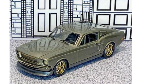 HR 005 Brooklin 1/43 Ford Mustang ’Pro-Touring’ Hard Top 1967 grey met., масштабная модель, scale43