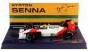 540 884312 Minichamps 1/43 McLaren MP4/4 Honda V6 Turbo Ayrton  Senna 1988, масштабная модель, scale43