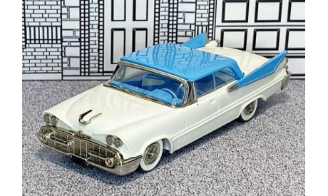 AA 19 Milestone 1/43 Dodge Royal Saloon Hard Top 1959 white/blue, масштабная модель, scale43