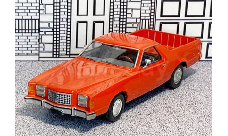 KM 001 Krivosheev Miniatures 1/43 Ford Ranchero Pick-Up 1977 red, масштабная модель, scale43