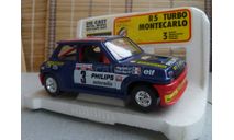 0160 BBurago 1/24 Renault 5 Turbo Monte-Carlo(Made in Italy), масштабная модель, 1:24
