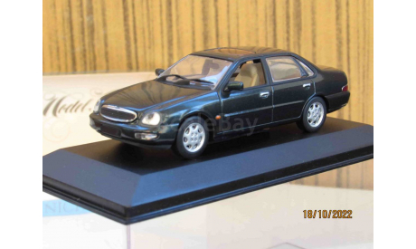 430 084002 Minichamps 1/43 Ford Scorpio Saloon 1995 green  met., масштабная модель, scale43