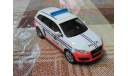 Dea.ПММ.№28 ’Полицейские Машины Мира’ 1/43 Audi Q7 (Полиция Люксембурга), журнальная серия Полицейские машины мира (DeAgostini), scale43